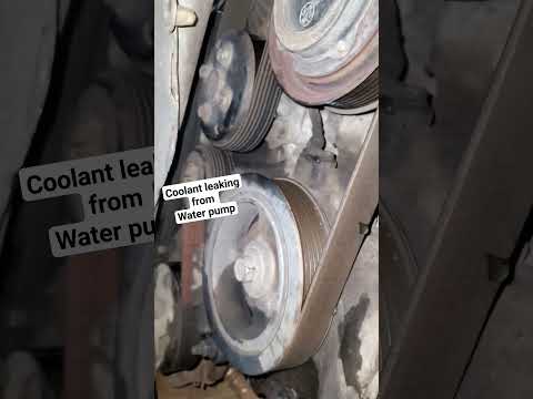 coolant leaking #water pump replacement