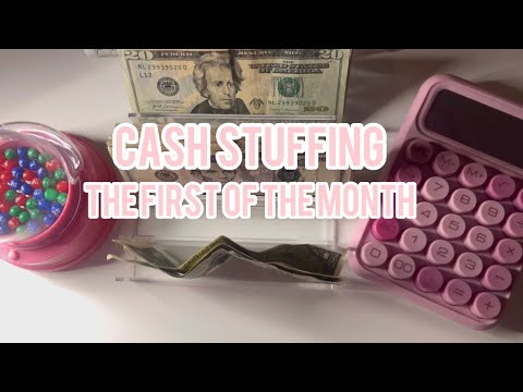 First of the month saving ! 🎉💸 $5 CHALLENGE + CASH STUFFING