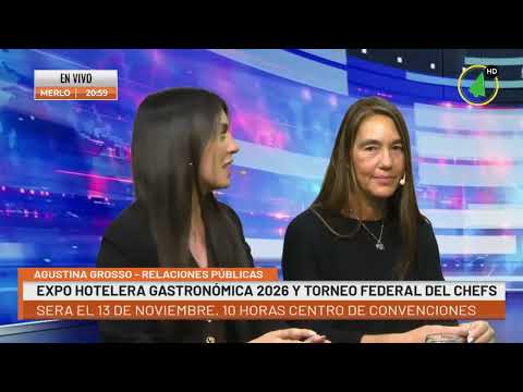 Presentaron la Expo Hotelera Gastronómica 2026 y la clasificatoria al Torneo de Chefs en Merlo
