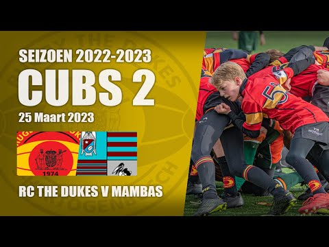 RC The Dukes Cubs 2 V Mamba's Maastricht - 25 Mrt 2023 | Rugby U14