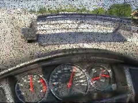 2 Big Dogs run in front of the Gold Wing GL1800