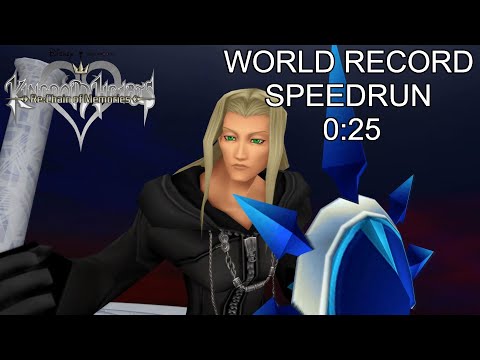 KH RE: COM [Sora Proud Mode] Vexen I [WR] Speedrun 0:25 [WORLD RECORD]