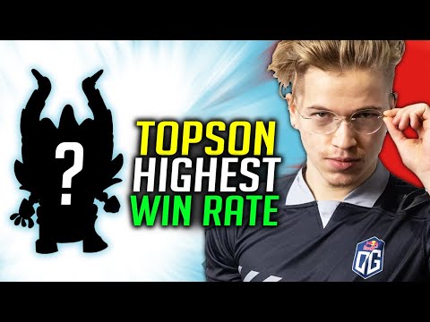 Topson HIGHEST WINRATE HERO in SEA pubs DOTA 2