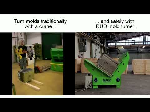 Crane vs  mold turner