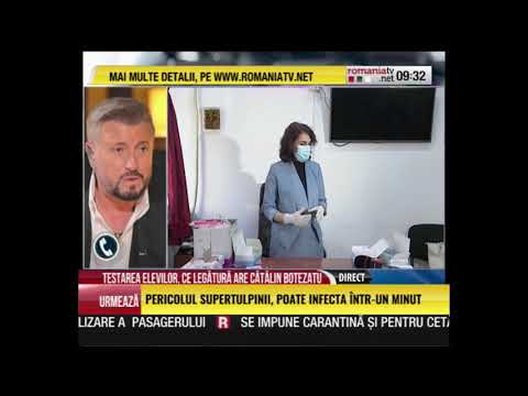 Cătălin Botezatu, reacţie explozivă în scandalul licitației testelor din salivă aduse în școli