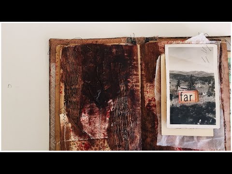 Nameless Vintage Art Journal Series Intro Supplies