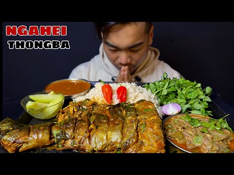 HOW TO PREPARE MANIPUR FISH FOR A MUKBANG AT HOME || MANIPURI STYLE RECIPE ||
