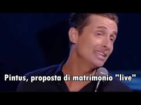 Pintus, proposta di matrimonio all'arena di verona in live (video emozionante)