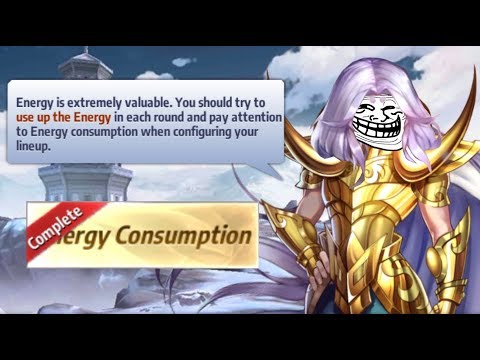 Elite Train Hall - Energy Consumption - Saint Seiya Awakening