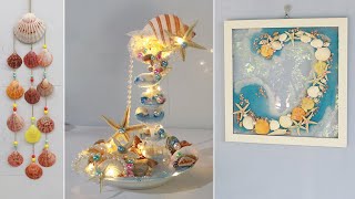 8 Home decorating ideas handmade with Seashell | Seashell craft ideas
