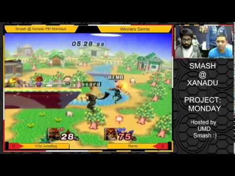 S@X - VGz | Junebug (Ganondorf) vs Remo (Captain Falcon) PM Winners Semis - Project M 3.5