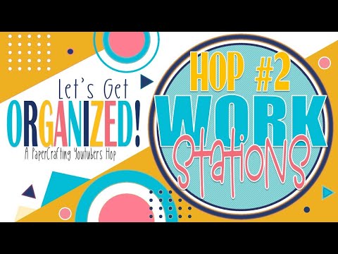 Maximize Desk Space | Craft Room Organization Hack | Craft Table Organization Ideas | Let's Organize