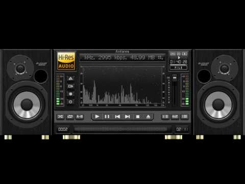 AIMP test - Antares HiRes - Test Synth DJ Sound with Spectrum Analyzer