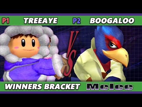 S@X 456 - Treeaye (Ice Climbers) Vs. Boogaloo (Falco) Smash Melee - SSBM