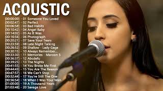 Acoustic Cover Of Popular Songs - Acoustic Love Songs Cover 2024 - Best Acoustic Songs Ever