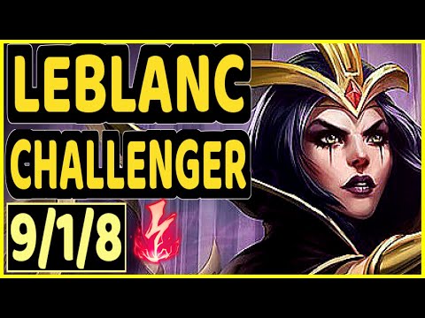 TINOWNS (LEBLANC) - 9/1/8 KDA CHALLENGER GAMEPLAY - BR