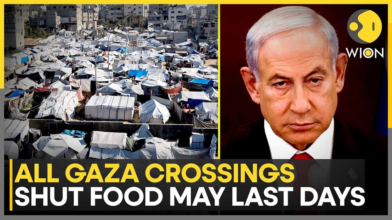 Israel-Iran War: Israel Shuts All Gaza Crossings As Food Supplies May Last Only Days | WION