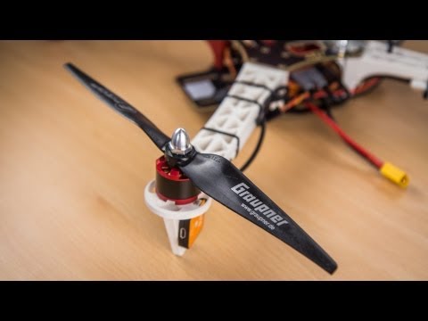 DJI F450 #10 - Graupner E-Props 10x5 montieren