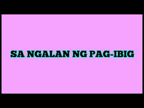 Sa Ngalan Ng Pag-ibig ( Rap Version ) - Nimbus × Critz × Zzats ( DiesBeatz )