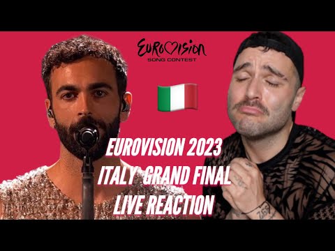 Italy Eurovision 2023 Live Reaction Marco Mengoni - Due Vite