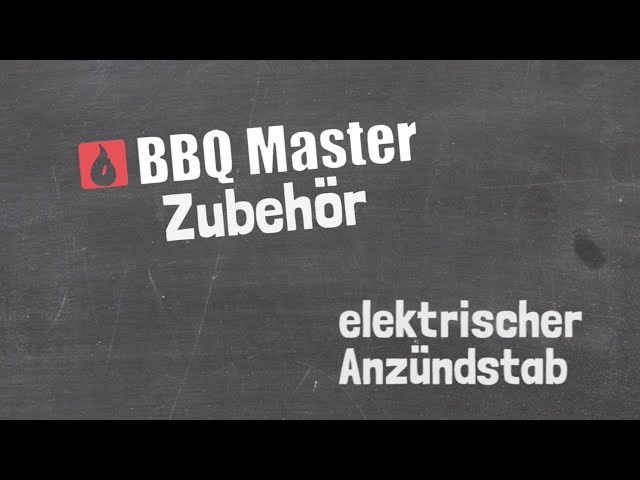 Video teaser per BBQ Master Kamado elektrischer Anzündstab