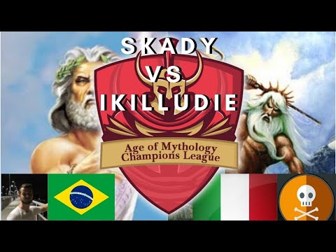 Skady (Zeus) vs IKillUDie (Poseidon) - Age of Mythology: The Titans (Game 1)