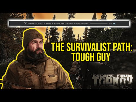 3 HOURS FOR 3 SCAV KILLS?! The Survivalist Path: Tough Guy (Jager Quest) - Escape From Tarkov 🦁