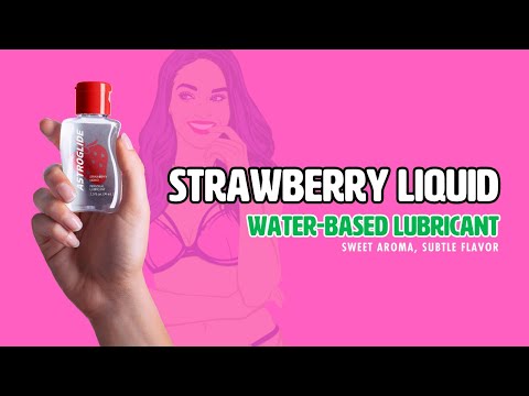 ASTROGLIDE Strawberry Water-Based Liquid