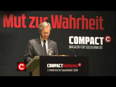 Frieden mit Russland. Prof. Schachtschneider auf der Compakt- Friedenskonferenz.