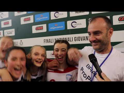 FNG Crai U17 M: il tecnico della Pro Patria Milano Luigi Brugnone al termine della semifinale vinta
