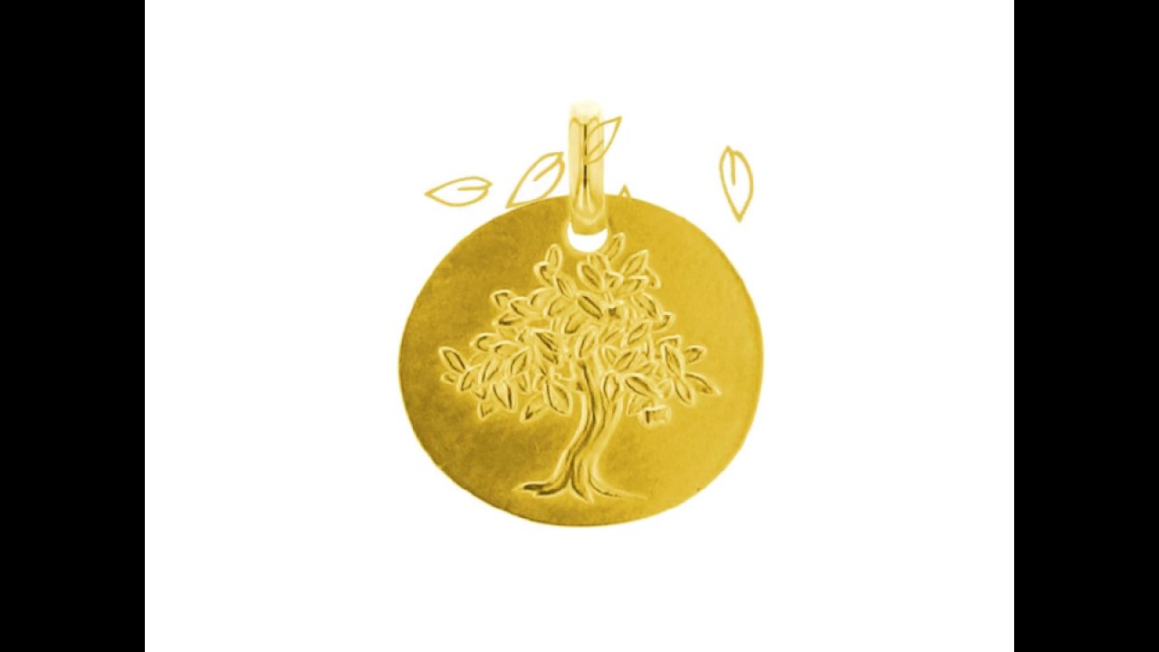 Médaille Galet - Arbre de Vie - Arthus Bertrand