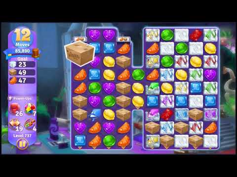 Wonka's World of Candy Level 737 - NO BOOSTERS + FULL STORY 🍫 | SKILLGAMING ✔️