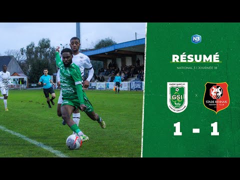 Résumé National 3 - 18ème journée | GSI Pontivy - Stade Rennais FC B (1-1)