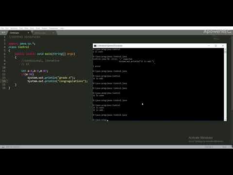 Csejava Control Structures