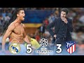 Real Madrid 5-3 atletico madrid》Finale 2016 Extended Highlights And Goals #cristianoronaldo