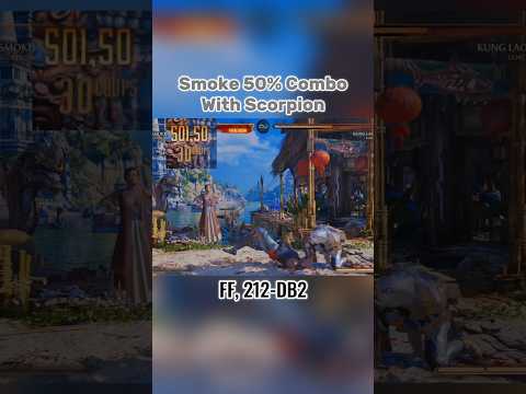 Smoke 50% Combo With Scorpion #smoke #mortalkombat1 #mk1 #kombo #scorpion