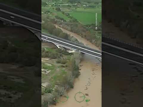 Spain's eastern and southern regions survive fresh rain alert | AFP #shorts