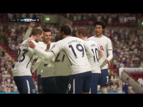 FIFA 18 ROAD TO DIVISION 1 PART 173 - BARCELONA VS SPURS - FIFA 18 Online Seasons Gameplay