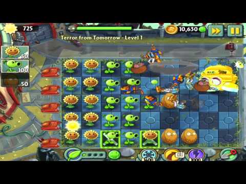 Plants vs Zombies 2 Terror Form Tomorrow Level 1