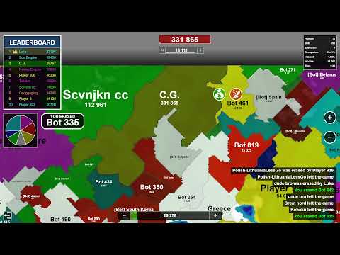 Pond Map Winning Strategy! Territory Games io - Territorial IO