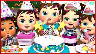 Happy Birthday Song 🥳🎂 | Wheels On The Bus | More Kids Songs🎶| Nursery Rhymes | Banana Cartoon 3D
