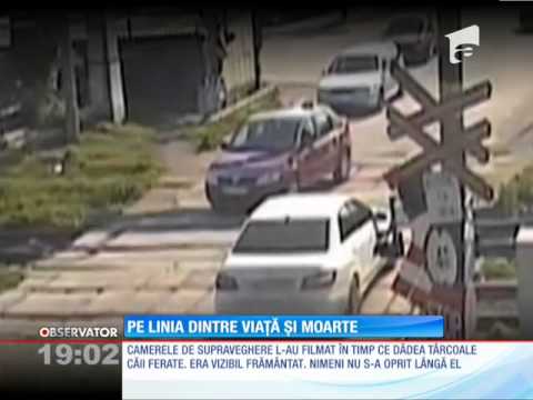 Glasul roţilor de tren a sunat a moarte, în Brăila! După minute în şir de ezitări, un bărbat şi a pu