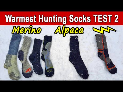 Warmest Hunting Socks TEST | Merino, Alpaca, Electric Heated