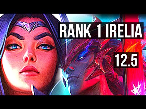 IRELIA vs YONE (MID) | Rank 1 Irelia, Rank 4, 5/1/2 | EUW Challenger | 12.5