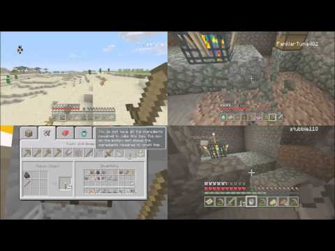 Insane 4-Player Minecraft Factions - Epic Split Screen Chaos!
