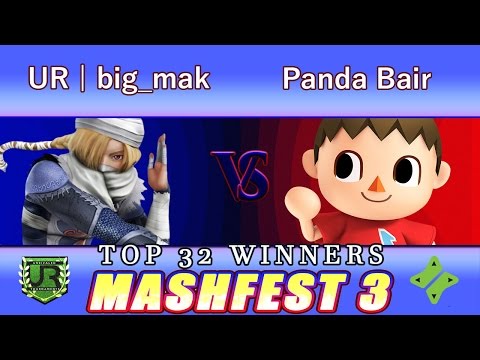 Mashfest 3  TOP 32 WINNERS - UR | big_mak (Sheik) vs Panda Bair  (Villager)
