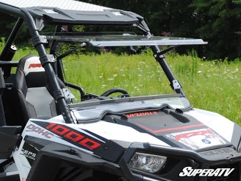 Installing and Taking a Look at the SuperATV RZR 1000/900 Flip Full Windshield