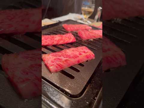 Japanese yakiniku always delivers the finest cuts of wagyu that melts in your mouth! #shorts #food