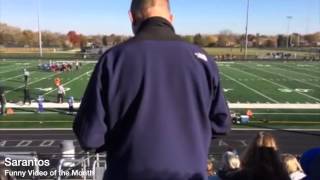 Football game rude parent in stands 12-2013 Sarantos solo music artist Funny Video of the month