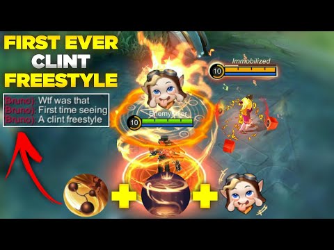 CLINT USERS TRY THIS FIRST EVER CLINT FREESTYLE!🔥| EnemyKiller | Mobile Legends